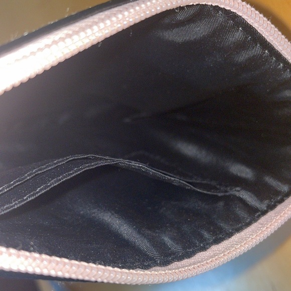 Victoria Secret Wristlet Wallet Pink Metallic Rose Gold Mini Pouch Clutch - Picture 4 of 4